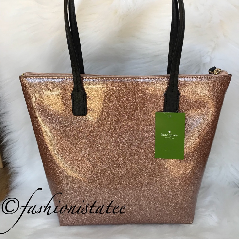 NWT KATE SPADE ROSEGOLD JERALYN MAVIS STREET BAG - Picture 4 of 7